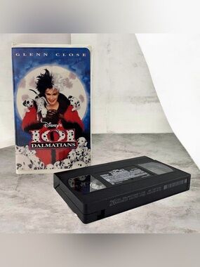 Disney 101 Dalmatians VHS 1997 Glenn Close Black Diamond Clamshell